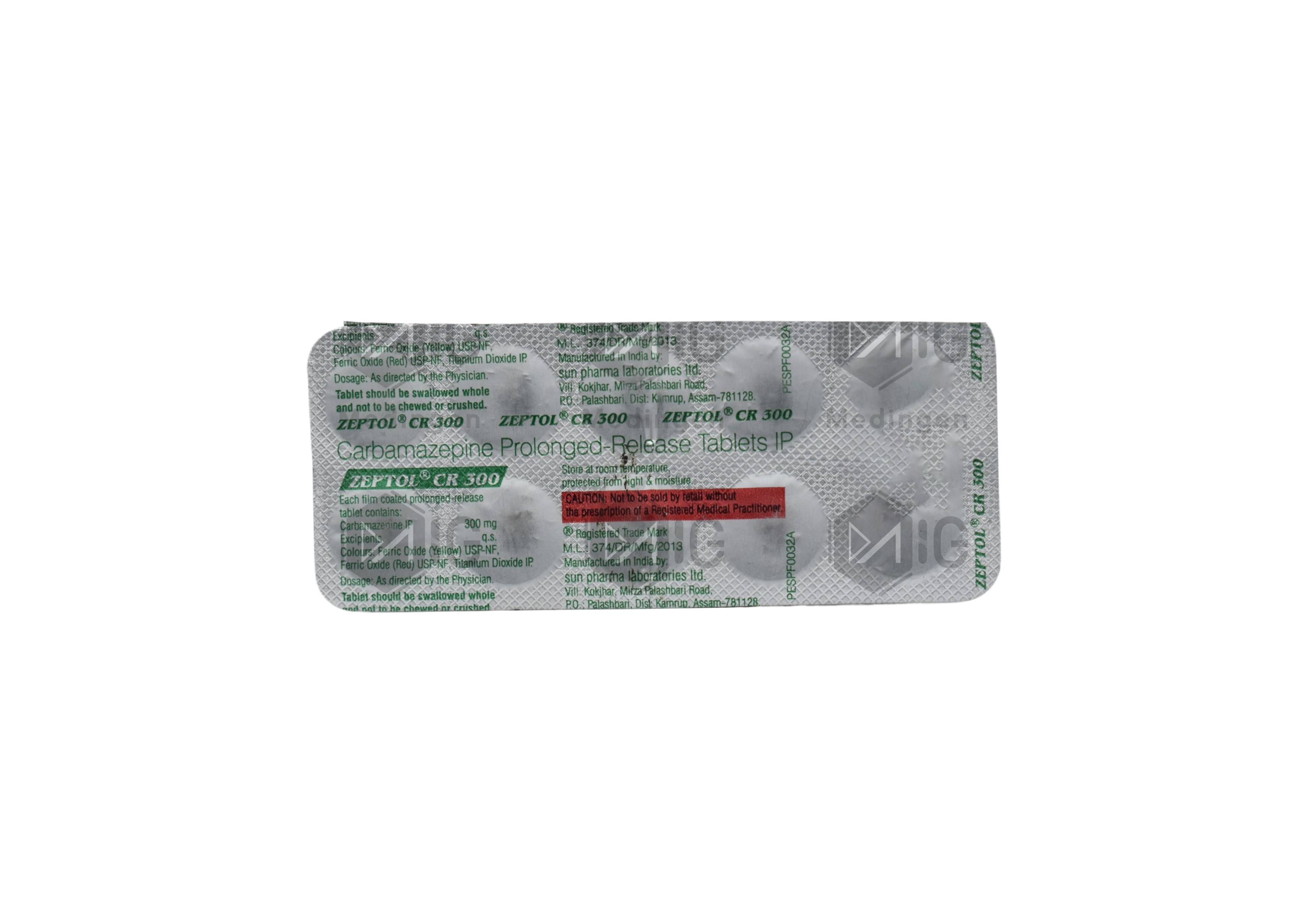 ZEPTOL CR 300MG